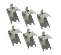 Zerodeko 6 pièces Lot de Clips de Fixation pour Étagère de Frigo Support Robuste pour Tablette Congélateur Installation Facile et Accessoires de Rangement pour Réfrigérateur