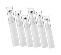 Zerodeko 6 pièces Lot Flacons Roll Huiles Essentielles et Crème Yeux Bouteilles de Voyage avec Bille Massage Rechargeables et Pratiques pour Soins Visage