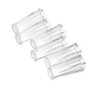 Zerodeko 6 pièces Tassels de Cordon de Rideau Transparent Accessoires Plastique pour Stores Romains et Rideaux Embouts de Cordon Polyvalents pour Décoration et Praticité
