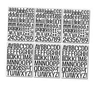 Zerodeko 6feuilles Autocollants Lettres Alphabet pour Soi-même Décorations Classe Salle Jeux Autocollant Mural Adhésif