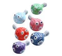Zerodeko 6pièces Porte-Baguettes Céramique Repose-Baguettes Décoratif Animal pour Table pour Décorer Micro-Ondes Et Meubles Design Artistique Et Pratique Rangement Facile