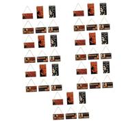 Zerodeko 7 Ensembles Référencement Toile D'araignée d'halloween Signes d'halloween Fluorescent Décorations De Porte d'halloween Couronne d'halloween Mur Orange Corde De 6 Pièces * 7