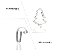 Zerodeko 7 pièces Emporte Inox Noël Moules Biscuits Acier Inoxydable Découpoir Créatif pour Fête Dhiver Moule à Biscuits Sapin Bonhomme de Renne Maison Cloche