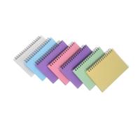 Zerodeko 7 Pièces Petit Carnet à Spirale Détachable en Papier, Léger | Format Poche, Usage École et Voyage, Design Portable et Polyvalent, pour Notes Quotidiennes