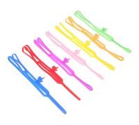 Zerodeko 7pcs Marque-pages en Silicone Circulaires pour Lecture, Faciles à Utiliser, Organisateurs de Papiers Pratiques pour Bureau et Maison