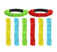 Zerodeko 8 Pièces Bandes de Course à 3 Jambes en Nylon Résistantes et Faites Main pour Jeux D'équipe en Extérieur Lors de Carnaval ou Activités Team-Building