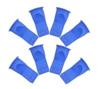 Zerodeko 8pcs Crépine D'évacuation en Silicone Anti-odeurs pour Égouttoir de Sol, Léger et Flexible, Cuisine et Salle de Bain