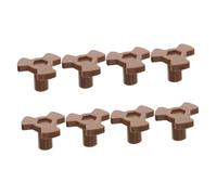 Zerodeko 8pièces Plateau Tournant Micro-ondes Coupleur Plastique Pour Micro-ondes De Rechange Pour Plateau Tournant Accessoire Pour Four à Micro-ondes