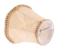 Zerodeko Abat-jour de Lampe en Tissu Beige à Clip-on E14 E27