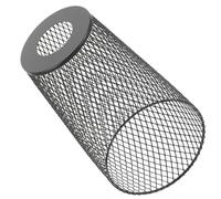 Zerodeko Abat-jour en Maille de Fer Noir de Diamant, Stores Occultants Pratiques, Couvercle de Lampe en Métal pour Plafonnier Salle à Manger ou Bureau