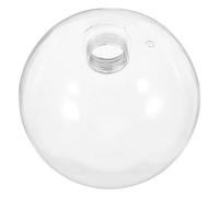 Zerodeko Abat-Jour en Verre Rond pour Lampe à Suspendre Intérieur, Diffuseur Transparent Simple Compatible Douille G9 100Mm