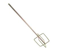 Zerodeko Accessoire de Mélangeur pour Perceuse en Acier Solide, Bâton de Mélange Polyvalent pour Peinture et Béton, Outil Portable pour Travaux de Rénovation