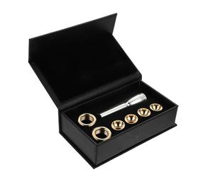 Zerodeko Accessoires pour Embouchure de Trompette en Laiton Plaqué Or, Design Léger et Facile à Ranger, pour L'école Famille, 1 Set