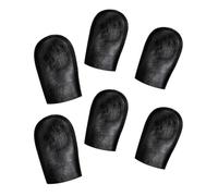 Zerodeko Accessoires pour Piano Droit, Lot de 6 Couvre-Pédales en Cuir Protection Feutrée, Housses pour Pédales de Piano à Pédales Sustain