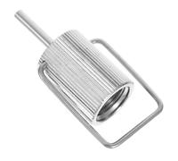 Zerodeko Adaptateur de Remplissage en Cuivre Chromé pour Bouteilles de Gaz Plates Contrôle Fluide du Gaz Léger pour Camping