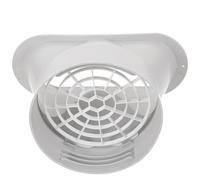 Zerodeko Adaptateur D'échappement Vacances en Plastique à Bouche Plate Raccord de Tuyau D'évacuation Simple à Remplacer pour Climatiseurs