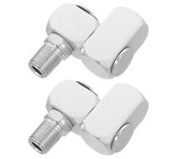 Zerodeko Adaptateur Pivotant Pneumatique 2 Pcs Bleu Rouge 360° Raccords Tuyau D'air Pivotants Connecteur pour Outils Pneumatiques Usage Industriel et Maintenance Rapide Flexible