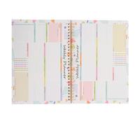 Zerodeko Agenda Hebdomadaire Non Daté B5 à Reliure Spirale Double Métallique, Grand Cahier Organisateur de Tâches pour Travail et Vie Personnelle, Couverture Papier Robuste, Planificateur