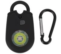 Zerodeko Alarme de Sécurité Personnelle Sonore avec LED Compacte et Portable Noir Alarme d'urgence pour Femmes Étudiants et Joggeurs Dispositif de Protection Individuelle Simple à