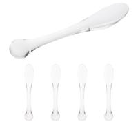 Zerodeko Applicateur de Crème Contour des Yeux en Polypropylène 5 Pièces pour Massage des Yeux Compact, Réduit et Rides, pour Voyages D'affaires et Vacances