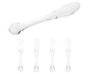 Zerodeko Applicateur de Crème Contour des Yeux en Polypropylène 5 Pièces pour Massage des Yeux Compact, Réduit et Rides, pour Voyages D'affaires et Vacances