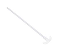 Zerodeko Arbre de Mélange en Ptfe Blanc Résistant aux Alcalis Pale D'agitation Non Adhérente pour Usage Professionnel et Personnel en Laboratoire Réutilisable