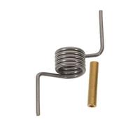 Zerodeko Argenté Ressorts en Acier Inoxydable Lot de 2 Fermeture Précise et Installation Rapide, Accessoires pour Cadre de Porte Vertical pour Charnière de Porte de Réfrigérateur