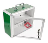 Zerodeko Armoire à Pharmacie Murale Grosse Capacité en Acrylique et Alliage D'aluminium Panneau Transparent pour Rangement Pratique et Organisation Facile à Domicile Bureau