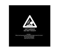 Zerodeko Autocollant pour Plateforme D'imprimante 3d Hot Bed en PC Noir, Facile à Installer, Multipurpose pour Lit Chauffant