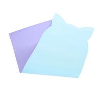Zerodeko Autocollant pour Tableau Blanc Effaçable à Sec, Tableau Blanc Autocollant, Forme Oreilles de Renard, Bleu, Mousse, Magnétique et Effaçable, 40x16 Pouces, pour École et Maison