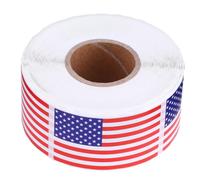 Zerodeko Autocollants Drapeau Américain Auto-adhésifs Papier Léger pour Décoration Murale Voiture et Fenêtre Faciles à Installer et Résistants