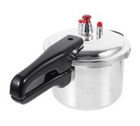 Zerodeko Autocuiseur Poignée Ergonomique de Sécurité à Haute Pression Fond Composite en Alliage D'aluminium et Facile à Nettoyer Gain Compatible Cuisinière Gaz et Plaque à Induction