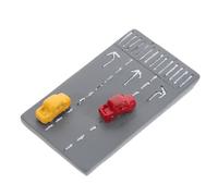 Zerodeko Autoroute Miniature Résine Marquages De Rue pour Modélisme Ferroviaire Décoration De Table De Sable Route De Circulation pour Diorama
