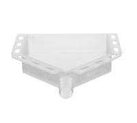 Zerodeko Bac de Récupération en Plastique Accessoire Essentiel Trou de 1,5cm Assurant un Drainage Fluide et Évitant les Blocages pour Climatiseur pour Fête Estivale