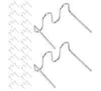 Zerodeko Baguette de Soudure pour Pare-chocs Voiture 0,8 Mm en Acier Carbone Forme Ondulée Kit D'agrafes Chaudes 500 Pièces pour Réparation Automobile