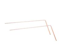 Zerodeko Baguette Divinatoire en Cuivre Or, Facile à Utiliser, Application Polyvalente Chasse aux Fantômes Détection des Veines D'eau à Domicile Milieu Commercial