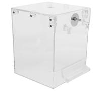 Zerodeko Bain Oiseau en PVC pour Cage, Nettoie Naturellement Le Plumage, Réutilisable, Accessoire Essentiel pour Perroquets et Petits Oiseaux en Cage