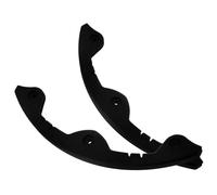 Zerodeko Bande de Protection Anti-Collision pour Snowboard Petite Taille 3 Trous Accessoires de Ski Noirs Protège-Bords Incurvés Talon et Queue Protection Transport Sécurisé des