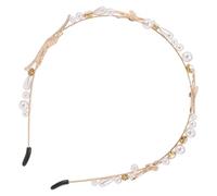 Zerodeko Bandeau à Cheveux Accessoire Chic pour Alliage Perles Élégantes et Chignon Étoile de Mer pour Mariage et Fête Féminine