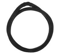 Zerodeko Bandeau Arabe Noir pour Homme en Pu, Solide et Solide, Accessoire Classique pour Costume Arabe Lors de Fêtes à Thème Moyen-orient et Halloween