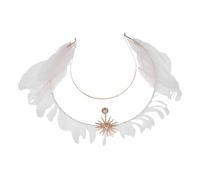 Zerodeko Bandeau de Tête Auréole Déesse pour Femme Accessoire Cheveux Halloween Léger et Réutilisable Serre-tête Costume Fête Cosplay Ornement Solaire Festif