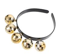 Zerodeko Bandeau Décoratif Disco Ball Accessoire de Cheveux pour Noël Masques et Performances Scéniques
