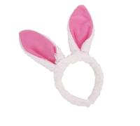 Zerodeko Bandeau Oreilles de Lapin Accessoire Cheveux Unique et Charmant en Peluche Rose pour Cosplay et Fête de Pâques pour Photo Prop