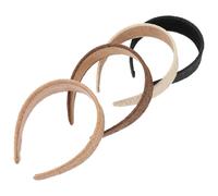 Zerodeko Bandeaux Empêchant la Dispersion des Cheveux en Raphia Style Rotin pour Femmes 4 Pièces Accessoires Uniques et Généreux Couleur Aléatoire pour Cheveux pour