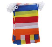 Zerodeko Bannière de Prière Bouddhiste Couleurs Décor Suspendu Temple et Maison Drapeau Tibétain Intérieur Extérieur pour et Prière
