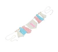 Zerodeko Bannière pour Chaise Haute Premier Anniversaire Boho avec Perles et Pompons Décoration pour Fête Facile à Installer Ambiance Chaleureuse et Artistique