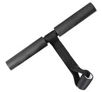 Zerodeko Barre d'Exercice pour Abdominaux Noire Outil Portable pour Redressements Assis Barre de Fitness Multifonction pour Affiner Taille Jambes et Ventre Matériau Solide et Élastique