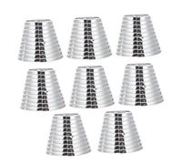 Zerodeko Barrettes à Queue De Cheval 8 Pièces Taille Standard Effet Métal Argenté Griffes Antidérapantes Femmes Usage Quotidien Et Soirées Accessoires Cheveux Élégants