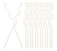 Zerodeko Bâtonnets Diffuseurs à Roseaux Lot de 20 Pièces 20 en Rotin Naturel Recharge sans Flamme, Accessoires Aromatiques pour Diffuseur D'arôme pour Salle de Bain
