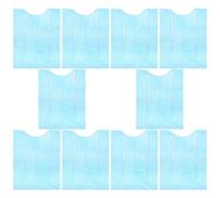 Zerodeko Bavoirs Jetables Design Ajustable et Léger pour Adultes Lot de 10 en Papier Respirant, Protection pour Personnes Âgées et Patients Handicapés